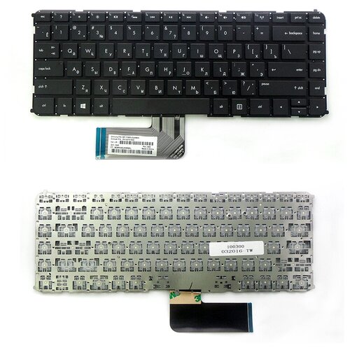 Клавиатура для ноутбука HP Envy 4-1000 4-1100 6-1000 Series Плоский Enter Черная без рамки PN MP-11M73SU6698 736₽