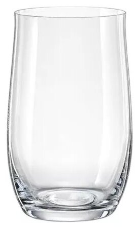 Набор стеклянных стаканов для воды Анжела, 380 мл, 6 шт Bohemia Crystal 10181351 .