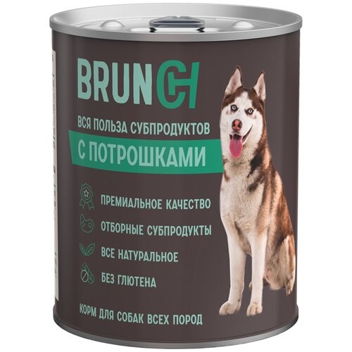 Влажный корм для собак Brunch потроха 1 уп. х 1 шт. х 240 г
