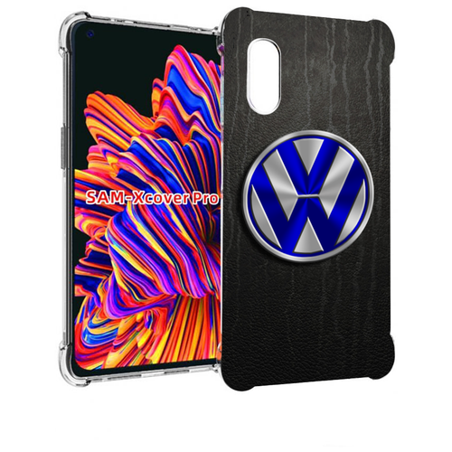 Чехол MyPads volkwagen-фольксваген-3 для Samsung Galaxy Xcover Pro 1 задняя-панель-накладка-бампер