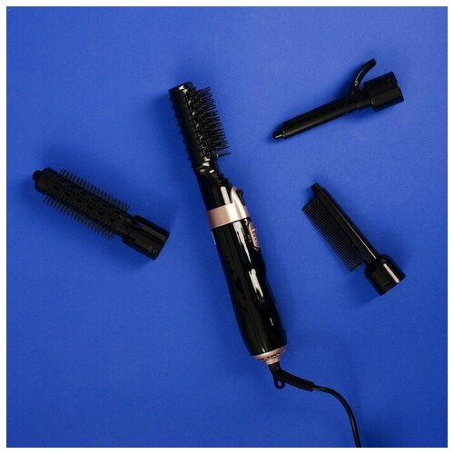 Фен-щётка Luazon LFS-02 1400 Вт 2 скорости 4 насадки чёрная 274000₽