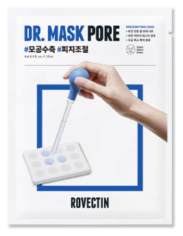 Тканевая маска для сужения пор ROVECTIN Skin Essentials Dr. Mask Pore, 25 мл