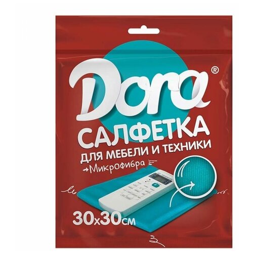 Салфетка из микрофибры для мебели и бытовой техники 30*30см «Dora»