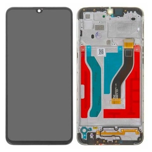 Дисплей для Samsung SM-A107F Galaxy A10s в рамке + тачскрин (черный) (OEM LCD)