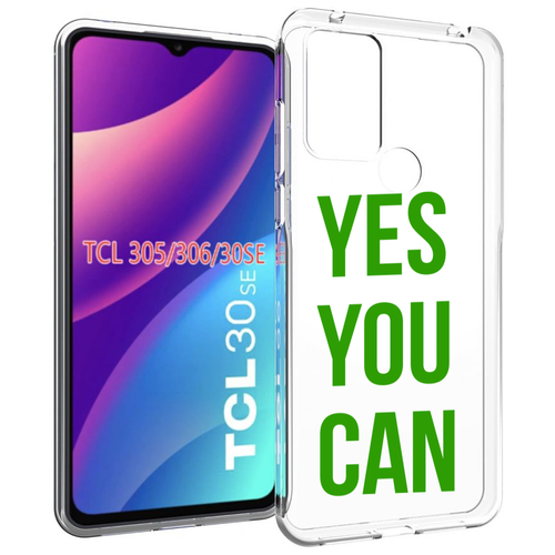 чехол mypads да винчи в одном для tcl 30 tcl 30 5g tcl 30 plus задняя панель накладка бампер Чехол MyPads да-ты-можешь для TCL 30SE / TCL 305 / TCL 306 / TCL 30E задняя-панель-накладка-бампер