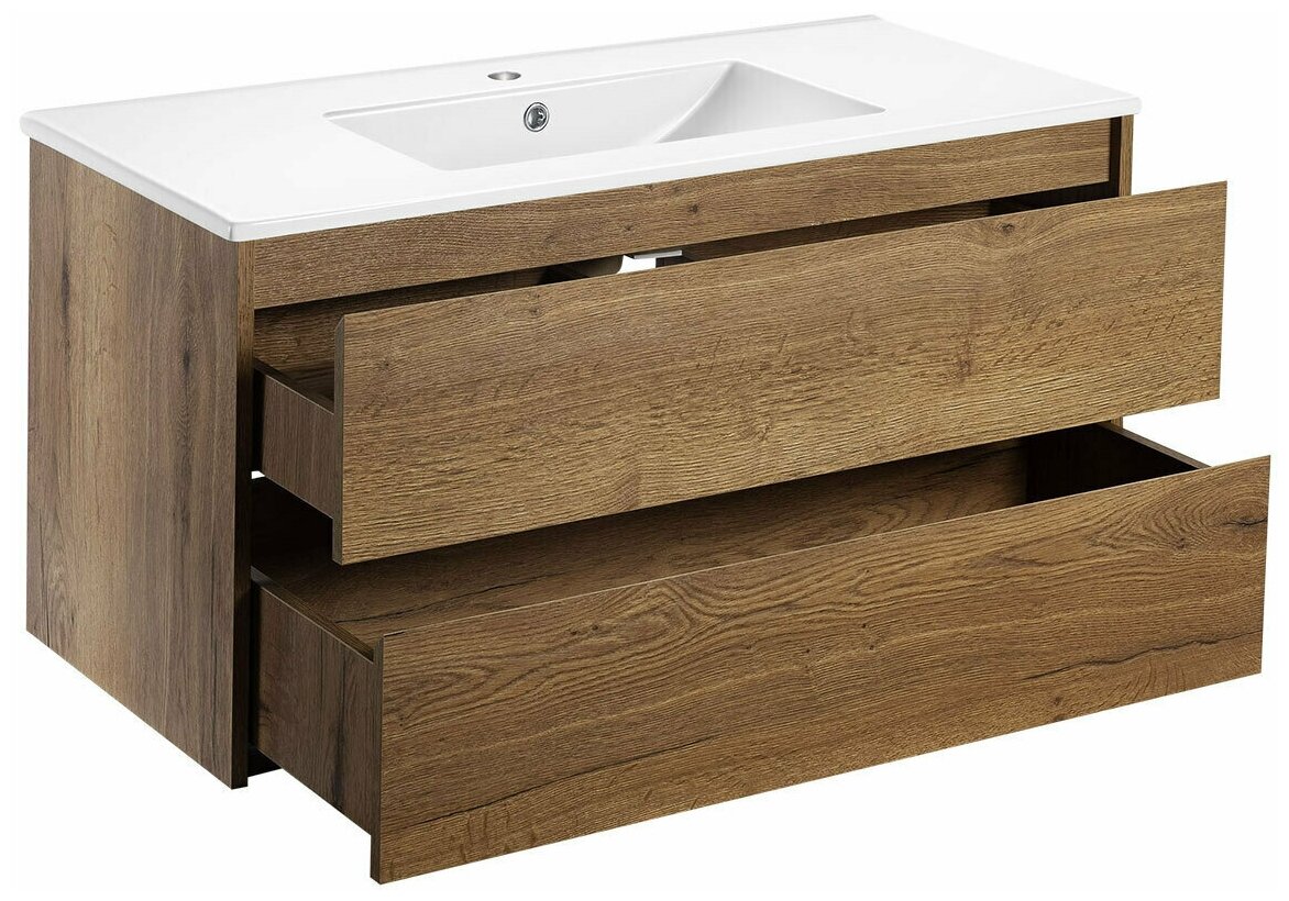 Тумба под раковину Vincea Gio 10 VMC-2G100NO SF.Oak - фото №3