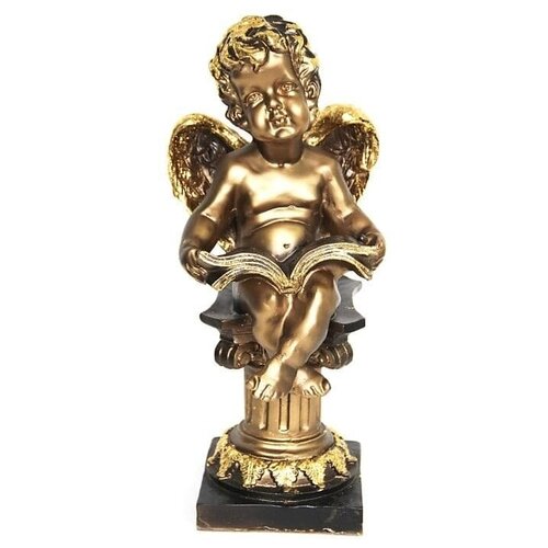 Ангел на колонне /Ангел/Рождественские Ангелочки/Ангелочки в золоте,35х22х16см. GF4-03g BuyHouse.