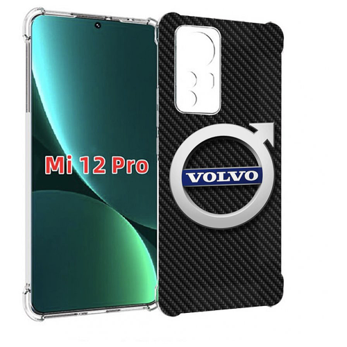 Чехол MyPads вольво volvo 3 для Xiaomi 12S Pro задняя-панель-накладка-бампер