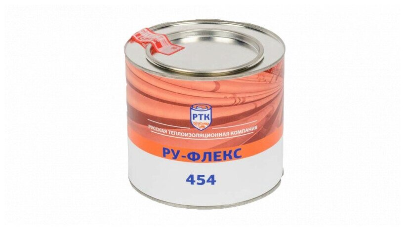 Клей для монтажа теплоизоляции полихлоропреновый каучук 454 ру-флекс, 1 .