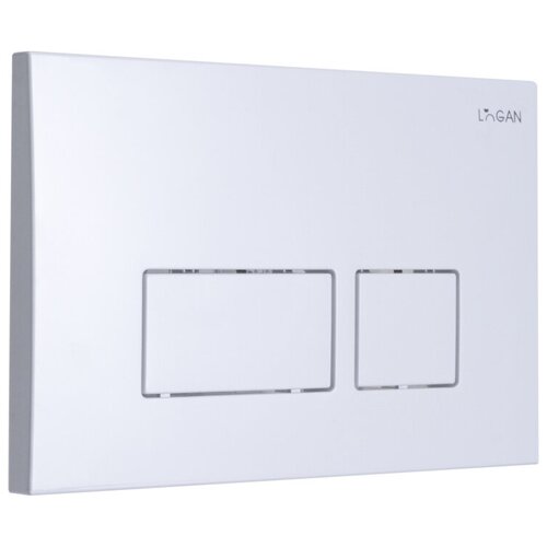 Кнопка смыва Logan Space двойная белый 3300₽