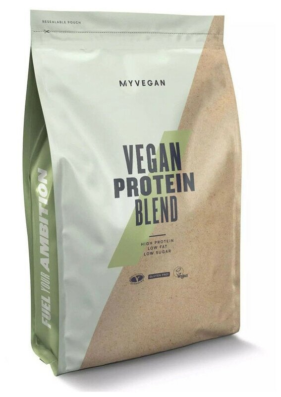 Растительный веганский протеин Myprotein Vegan Protein Blend (Грецкий орех с кофе), 1кг / Комплексный белок гороха и бобов