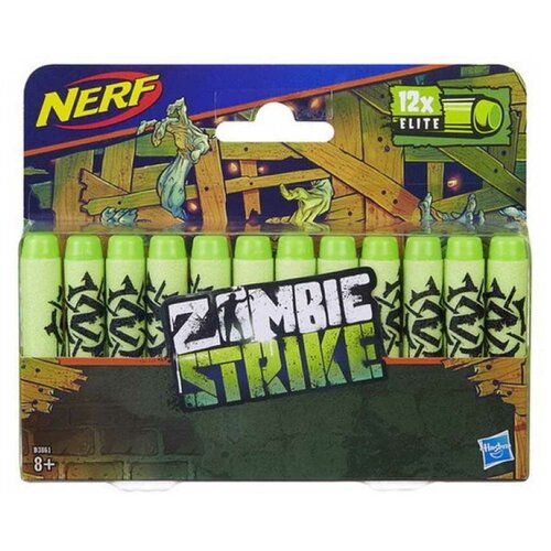 Нерф Зомби Страйк.12 Стрел (B3861EU6) набор игровой нерф альфа страйк стингер e8310