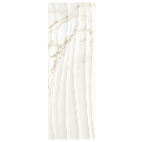 Керамическая плитка Love Ceramic Precious Calacatta Shape Gold 35х100 Matt Rett