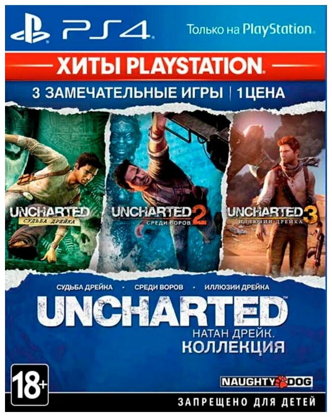 Uncharted: Натан Дрейк. Коллекция Игра для PS4 Sony - фото №18