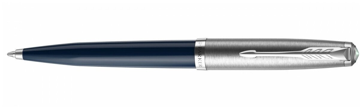 Ручка шариковая "Parker 51 Core, Midnight Blue CT", М, черные чернила (2123503) - фото №6