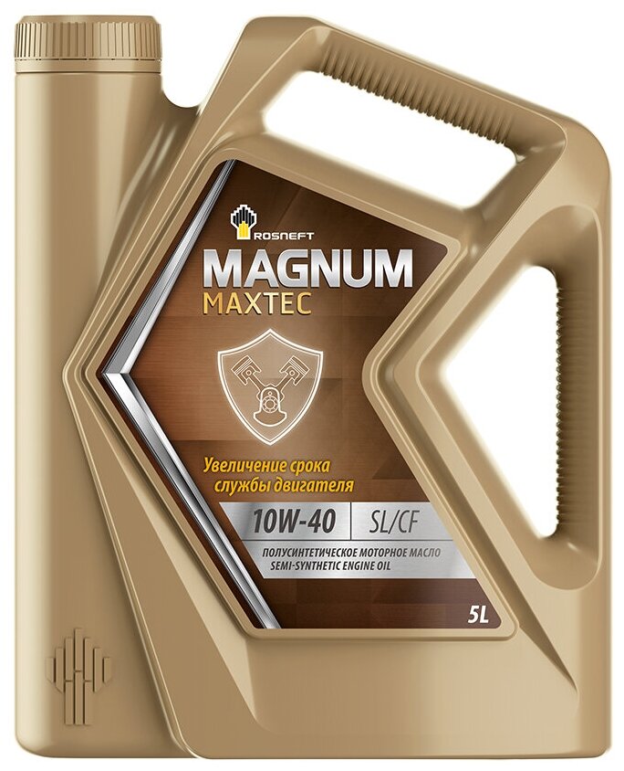 Масло Роснефть Magnum Maxtec 10W-40, Канистра 5 л