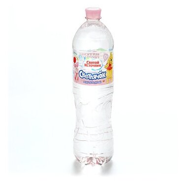 Вода для детей святой источник Светлячок природная без газа, 1,5 л