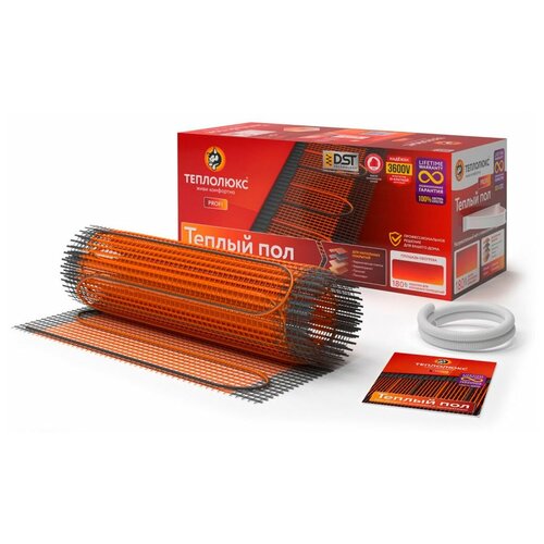 Теплый пол электрический Теплолюкс ProfiMat нагревательный мат под плитку 630 Вт35 квм 11990₽