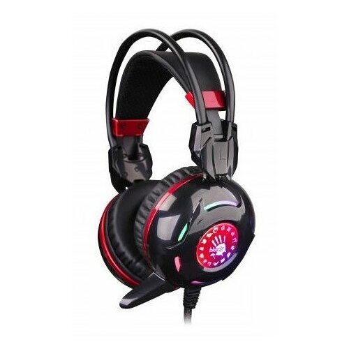 Наушники с микрофоном A4 Bloody G300 черныйкрасный 7497₽