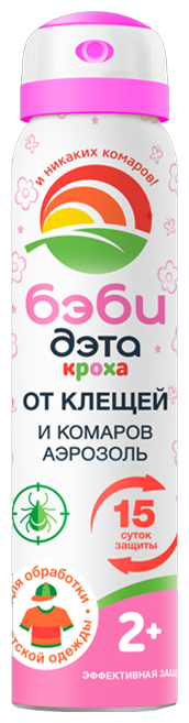 Аэрозоль от клещей и комаров Дэта Детский 100 мл