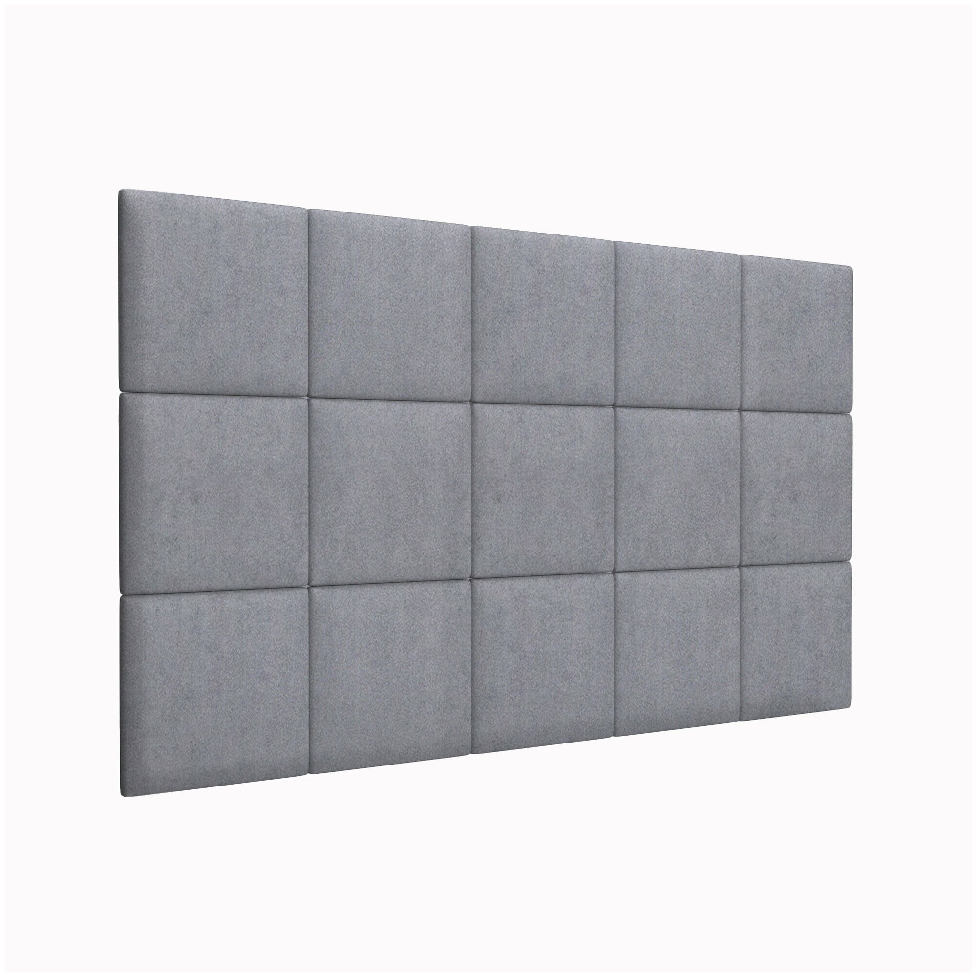 Мягкие обои Alcantara Gray 30х30 см 2 шт