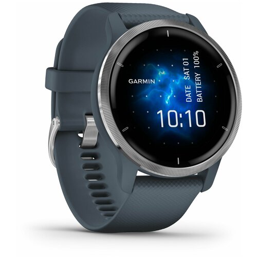 Умные часы GARMIN Venu 2, GPS, Wi-Fi, Blue Granite 010-02430-10