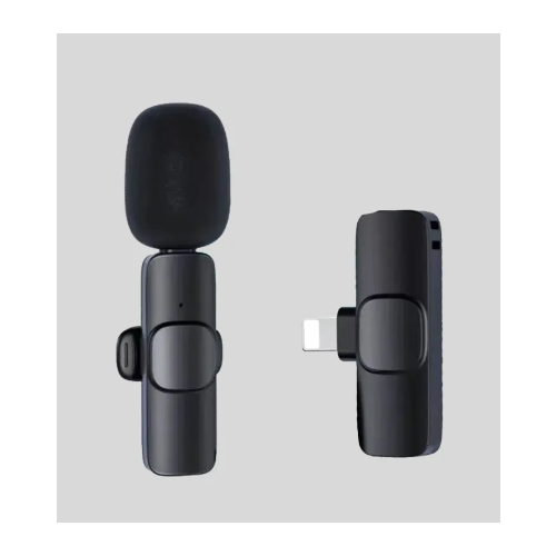 Микрофон петличный K9/ Петличный для iPhone/Петличный для интервью - двойной/для видео с шумоподавлением
