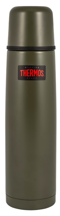 Термос для напитков THERMOS ORIGINAL 0,75 л. FBB-750 цвет армейский защитный, сталь 18/10