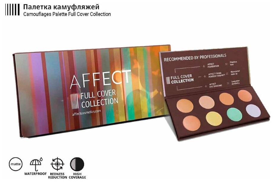 Палетка камуфляжей AFFECT Full Cover Collection 20 г