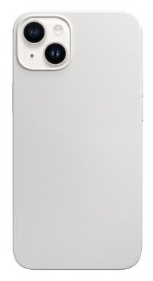 Чехол защитный vlp Silicone case with MagSafe для iPhone 14 Plus, белый