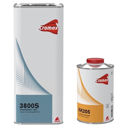 Лак для автомобилей Cromax 3800S (5л) + XK205 HS (1л)