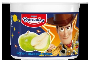 Йогурт Растишка яблоко, груша 3% 110 г - фото №3