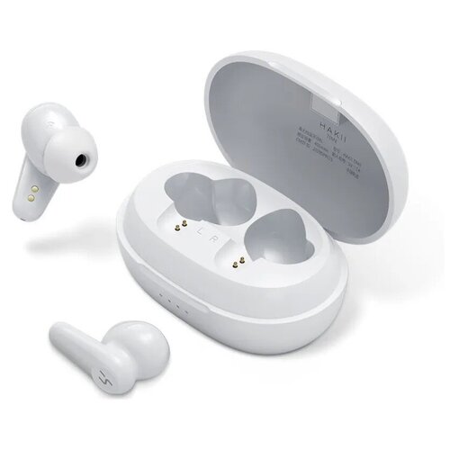 Беспроводные наушники Hakii Time True Wireless ANC Earbuds with Charging Case White