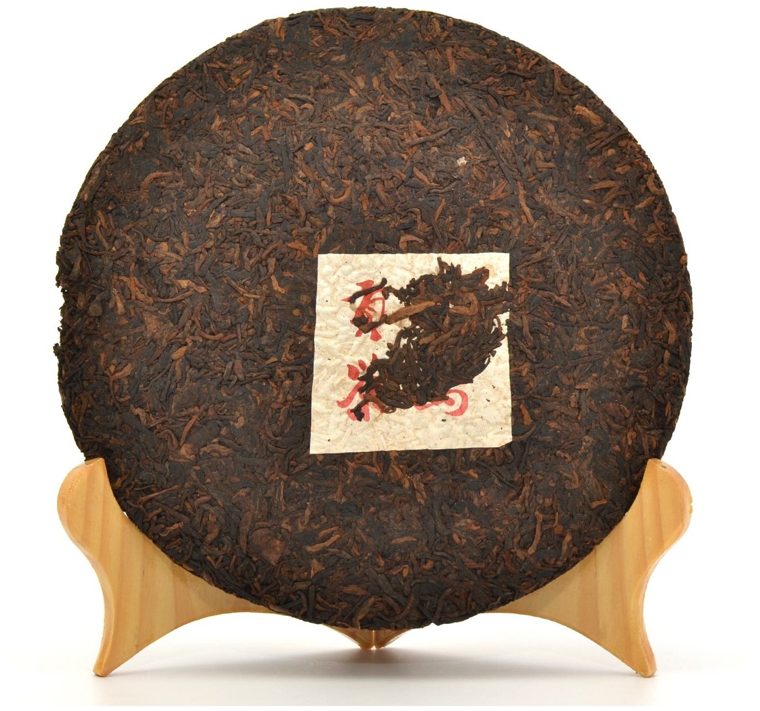 Чай китайский Шу Пуэр "Путь Древности" 2003 год блин 357 грамм, черный бодрящий прессованный Пу Эр для похудения, дворцовый гун тин - фотография № 3
