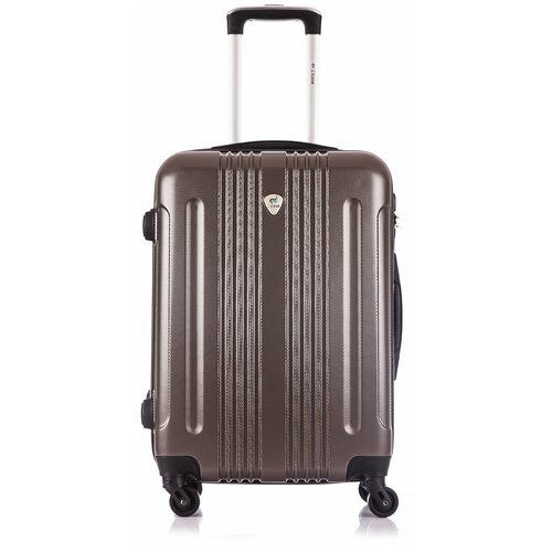фото Чемодан l'case, 57 л, размер m, коричневый