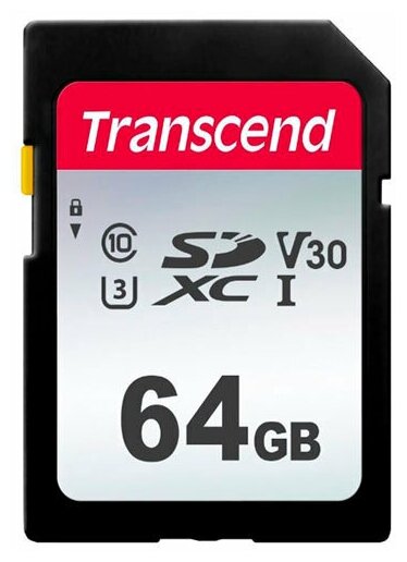 Карта памяти 64Gb - Transcend SDXC 330S TS64GSDC330S