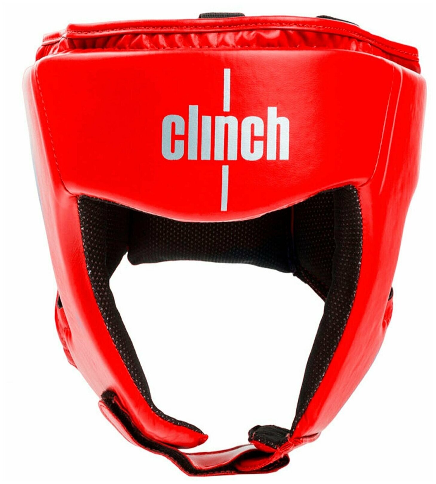Шлем боксерский "Clinch Olimp" красный р. M