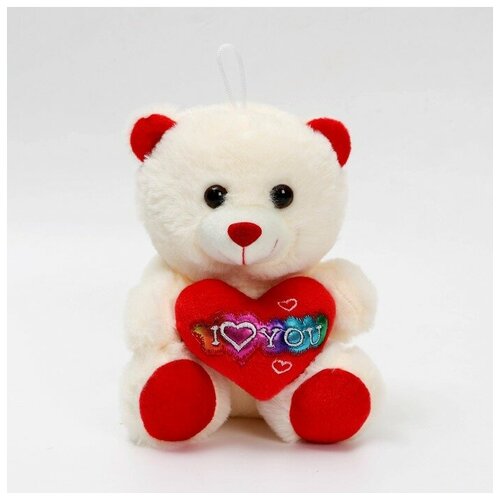 Мягкая игрушка КНР Мишка с сердцем 19 см (4471241)