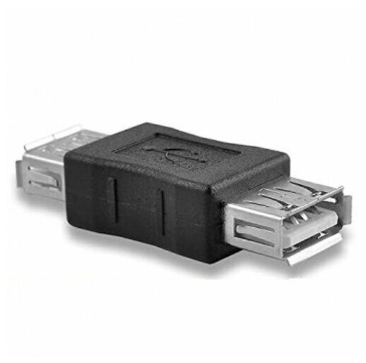 Переходник USB2.0 Af-Af Ks-is KS-487 соединитель чёрный