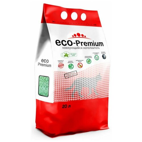 Комкующийся наполнитель ECO-Premium Алоэ 20 л
