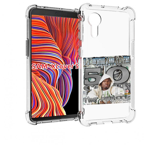 Чехол MyPads 50 Cent - The Payback для Samsung Galaxy Xcover 5 задняя-панель-накладка-бампер
