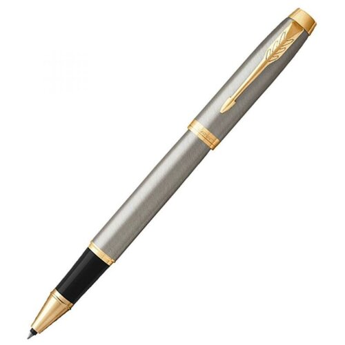 подарочный набор parker im из 2х ручек brushed metal gt 2093217 Parker im core - brushed metal gt, ручка-роллер, f, bl