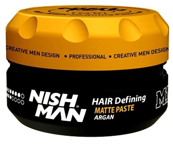 NISHMAN Паста Matte Hair Defining Paste M1, сильная фиксация, 100 мл, 130 г - фотография № 2