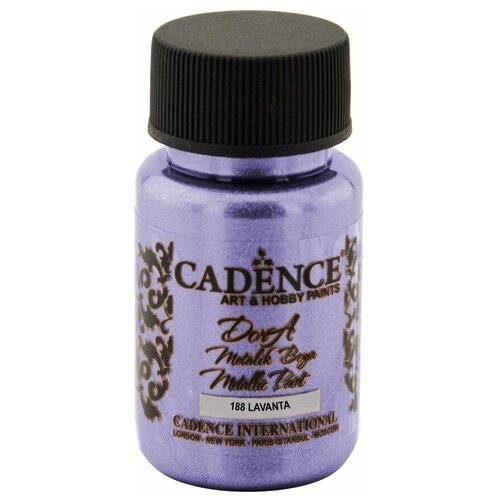 Акриловая краска Cadence Dora Metallic Paint. Lavender-188