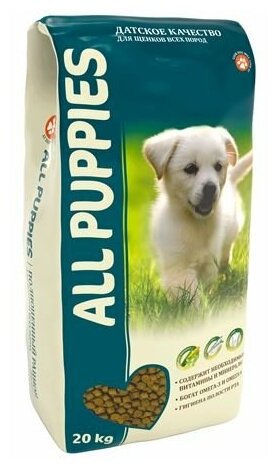 Корм для собак ALL PUPPIES для щенков 2.2 кг