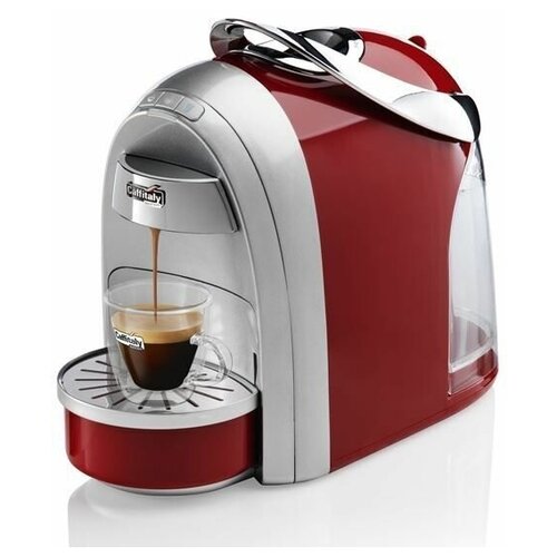 кофемашина капсульная caffitaly s24 black red Кофемашина капсульная Caffitaly system Diadema S16, цвет серебристо-красный