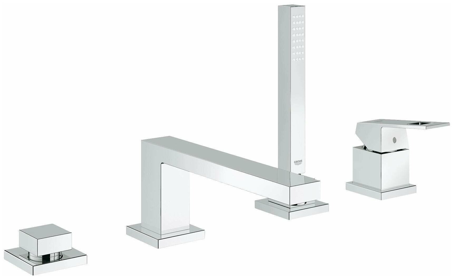 GROHE 19897001 Eurocube Компл.Ван,4-отв,1-рч,душ6.6