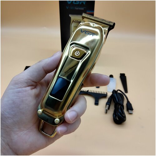 Профессиональный триммер для стрижки волос бороды и усов MARKA V0965 Беспроводной триммер для узоров и окантовки Подарок на День Рождения 139000₽