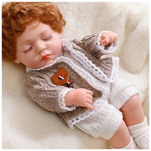 Фото Кукла / Реборн / Силиконовая / Мальчик/ Малыш / Подарок / Беби Ре Борн 30 см / Спящий младенец , новорожденный