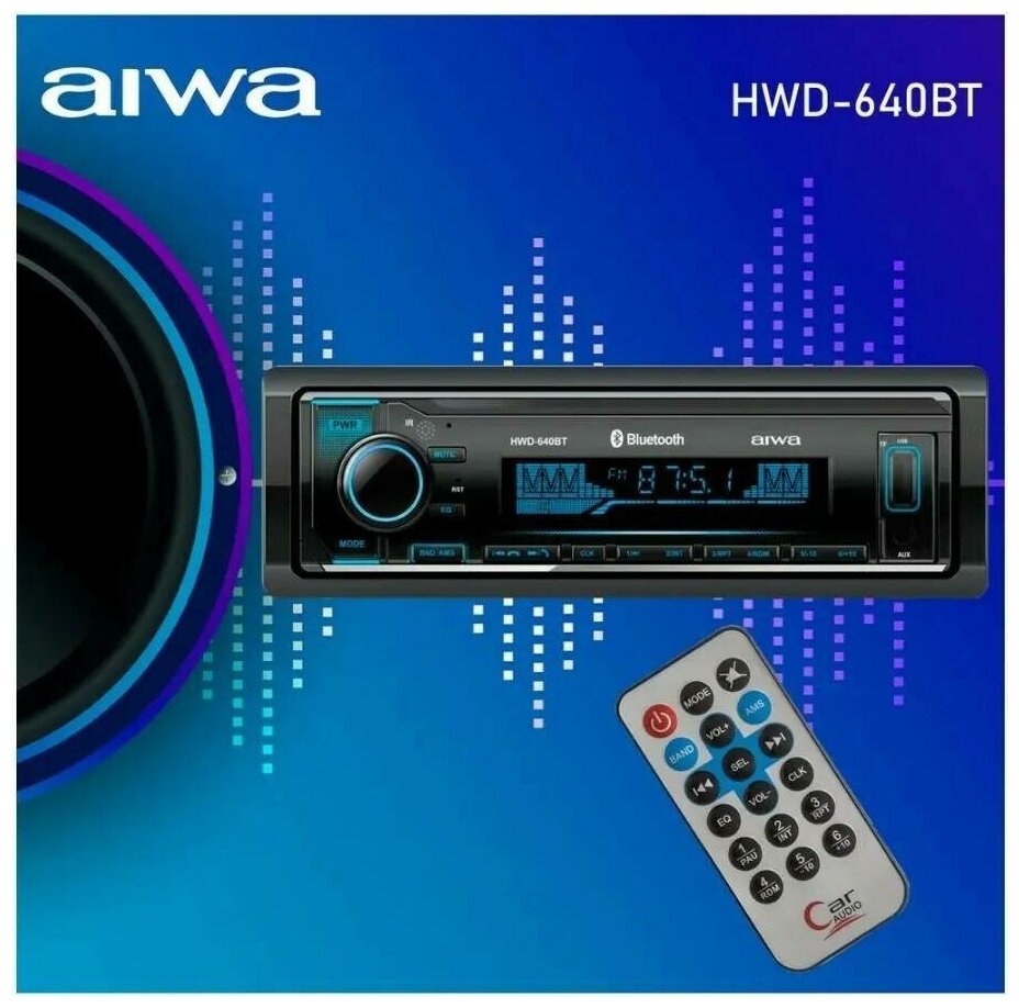 Автомагнитола Aiwa HWD-640BT
